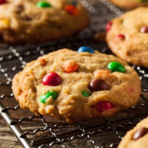 AB Soft & Sweet M&M Chocolate Chip Peanut Butter Cookies